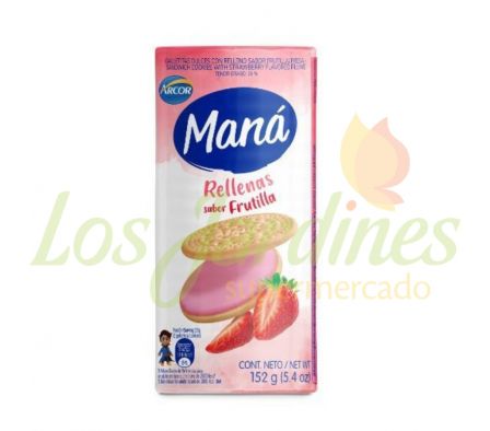 GALLETITA MANA VAINILLA/FRUTILLA 152 GR