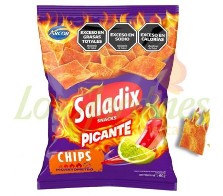 SALADIX CHIPS PICANTE 60 G