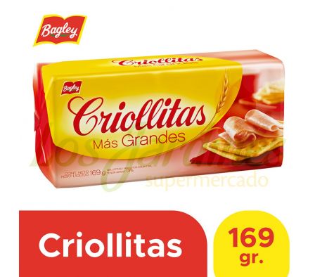 GALLETITA CRIOLLITA BAGLEY 169 GR