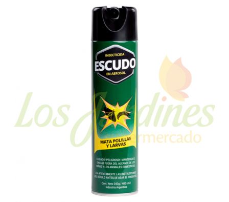 INSECTICIDA ESCUDO MATA POLILLAS Y LARVAS 390ML