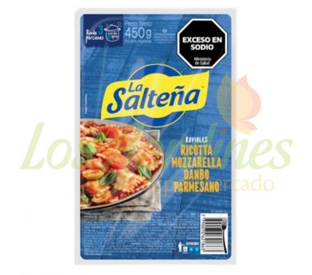 RAVIOLES 4 QUESOS LA SALTEÑA 450G