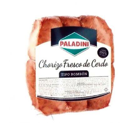 CHORIZO TIPO BOMB?N PALADINI X 6UN