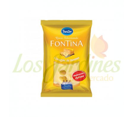 QUESO FONTINA SANCOR CORAZON DE HORMA 240G