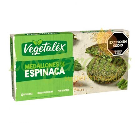 MEDALLONES DE ESPINACAS VEGETALEX 300G