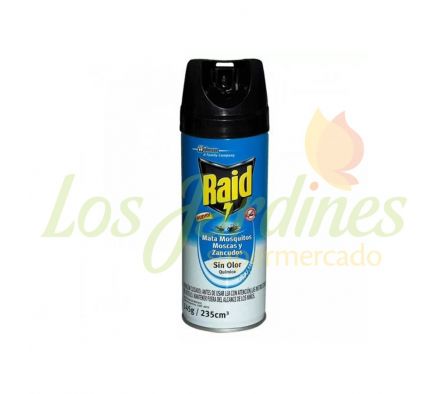 INSECTICIDA AEROSOL RAID AZUL S/OLOR 235 CM