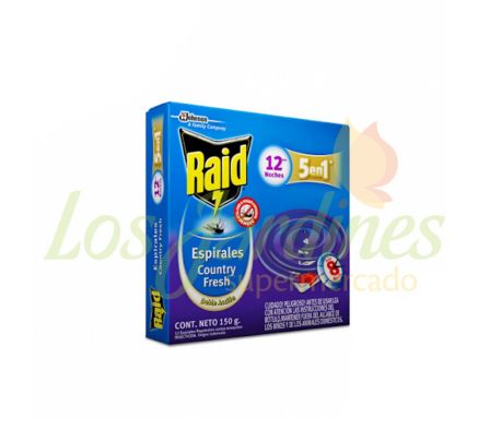 ESPIRALES COUNTRY FRESH RAID 12 UN