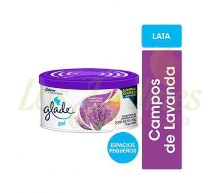 GLADE MINI GEL CAR CAMPOS DE LAVANDA 70 GR