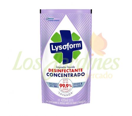 LIMPIADOR DESINFECTANTE LAVANDA LYSOFORM 420ML