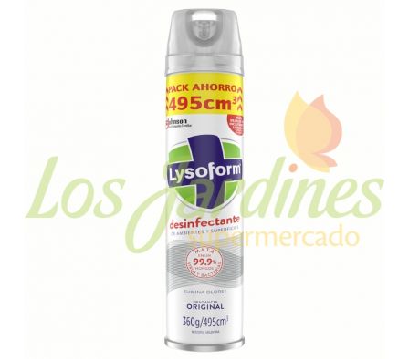 DESOD. DE AMBIENTE LYSOFORM AER ORIGINAL 495 ML