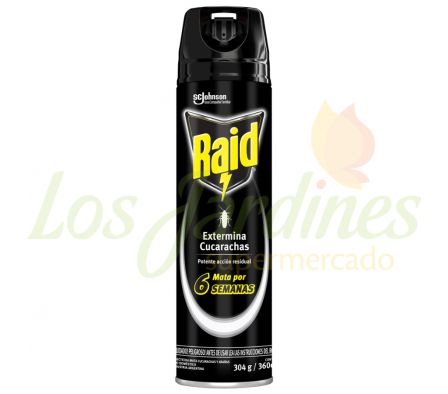 INSECTICIDA RAID AEROSOL EXTERMINADOR 360CM3