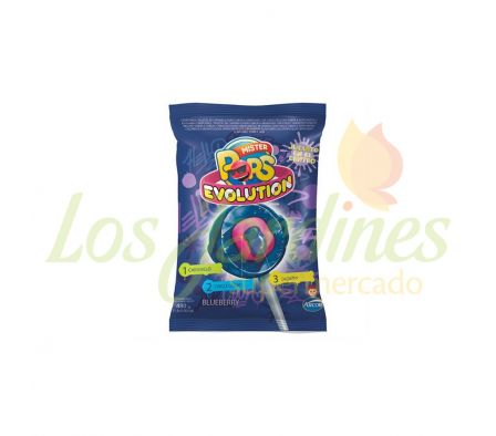 CHUPETIN MISTER POPS EVOLUTION BLUEBERRY 432G