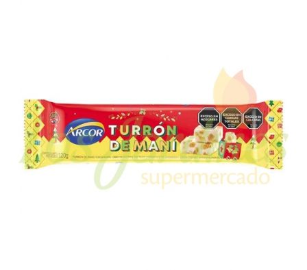 TURRON DE MANI ARCOR 120G