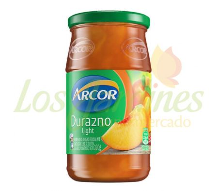 MERMELADA LIGHT ARCOR DURAZNO FRASCO 390G