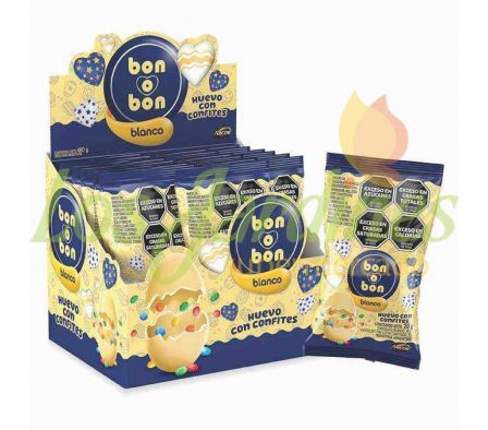 HUEVO BOB BLANCO FLOW PACK 20 GR