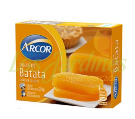 DULCE DE BATATA ESTUCHE ARCOR 500 GR