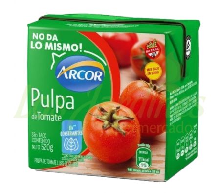 PULPA DE TOMATE ARCOR SUAVE 520G