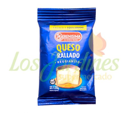 QUESO RALLADO LA SERENISIMA BOLSA 120GR
