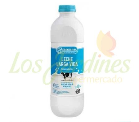 LECHE UAT LA SERENISIMA DESCREMADA BOTELLA 1L