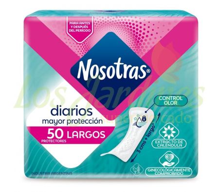 PROTECTOR NOSOTRAS LARGOS CON CALENDULA 50U