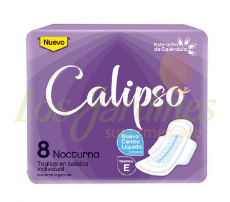 TOALLA NOCTURNA CALIPSO PLUS CALENDULA 8U