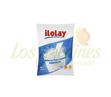 LECHE EN POLVO ENTERA ILOLAY 400 GR.:_