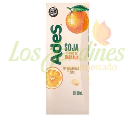 JUGO ADES NARANJA MULTI10 200 ML
