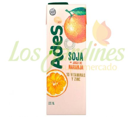 JUGO DE SOJA ADES NARANJA 1 LT-