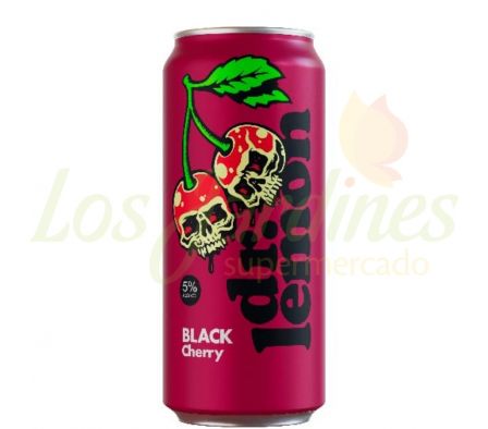 BEBIDA DR LEMON BLACK CHERRY HALLOWEEN LATA 473ML