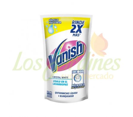 REMOVEDOR DE MANCHAS LIQUIDO WHITE VANISH 400ML