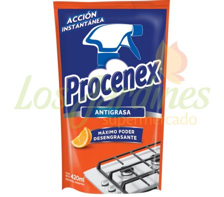 LIMPIADOR ANTIG. NARANJA D.P. PROCENEX 420 ML