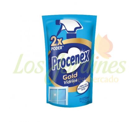 LIMPIA VIDRIO CRISTAL PROCENEX DOY PACK 420 ML