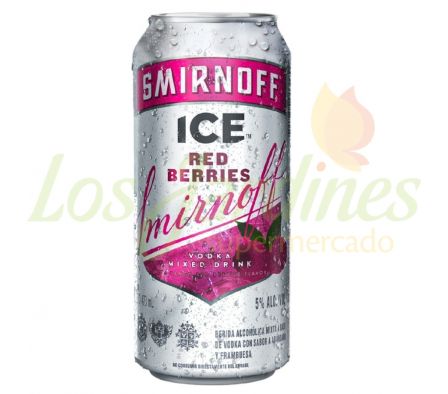 VODKA SMIRNOFF ICE RED BERRIES LATA 473 ML