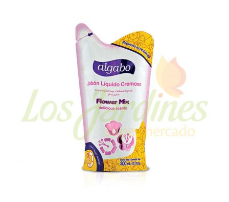 JABON LIQUIDO FLOWER MIX ALGABO 300ML
