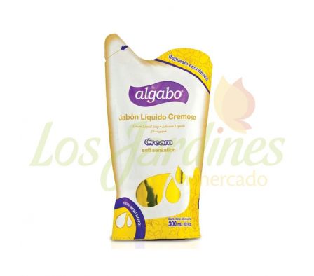 JABON LIQUIDO CREAM SPL DOY PACK ALGABO 300ML
