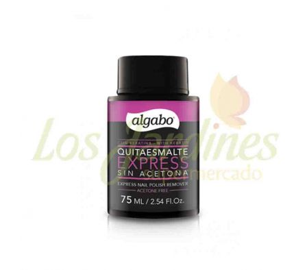 QUITAESMALTES EXPRESS SIN ACETONA ALGABO 75 ML