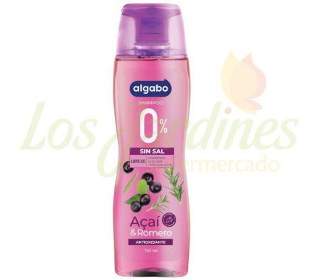 SHAMPOO ALGABO SIN SAL ACAI Y ROMERO 750ML