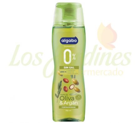 SHAMPOO ALGABO SIN SAL OLIVA Y ARGAN 750ML