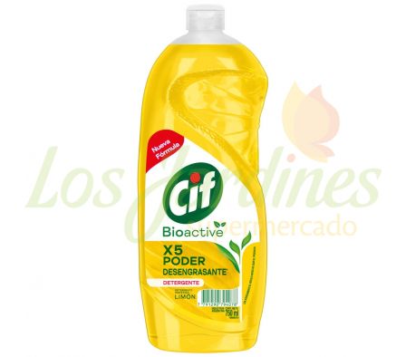 DETERGENTE CIF BIOACTIVE LIMON 750ML