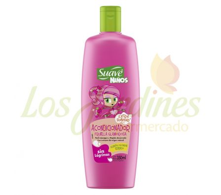 ACONDICIONADOR SUAVE KIDS FRUTILLA GLOMOROS 350ML