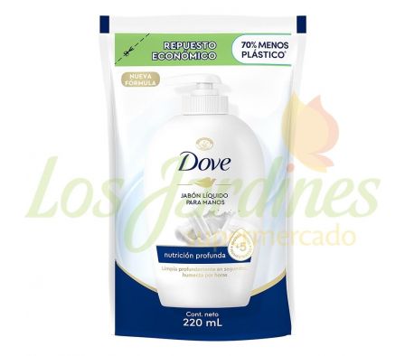 JABON LIQUIDO DOVE PARA MANOS NUTRIC PROF 220ML