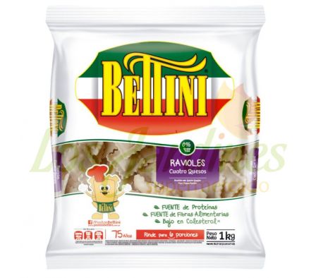 RAVIOLES BETTINI CUATRO QUESOS 1KG