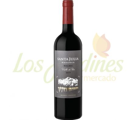 VINO SANTA JULIA RESERVA MALBEC 750 CC