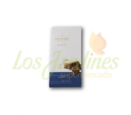 CHOCOLATE TABLETA HAVANNA LECHE 80 GR