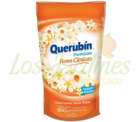 SUAVIZANTE FLORES CITRICAS QUERUBIN 900ML