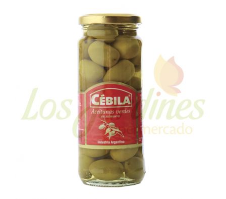 ACEITUNA VERDE FRASCO CEBILA 200 GRS