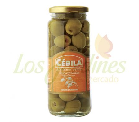 ACEITUNA VERDE DESCAROZADO FRASCO CEBILA 160 GRS