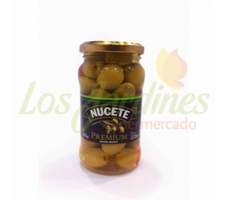 ACEITUNAS RELLENAS PREMIUM NUCETE 180 GRS