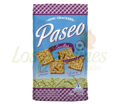 GALLETITAS PASEO CINCO SEMILLAS 300 GR