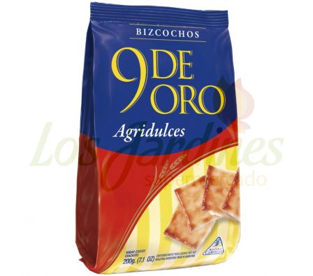 GALLETITA AGRIDULCE 9 DE ORO 200 GRS.