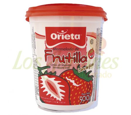 MERMELADA FRUTILLA ORIETA 500 GR